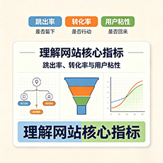 文山建站-理解网站核心指标：跳出率、转化率与用户粘性