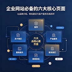 文山建站-企业网站必备的六大核心页面